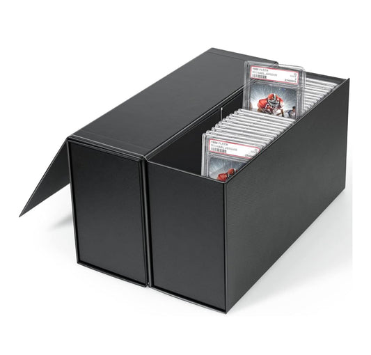 PSA Graded Card Storage Box, PSA Graded Card Storage Holder Container Trading cards Boxes - 2 Pack