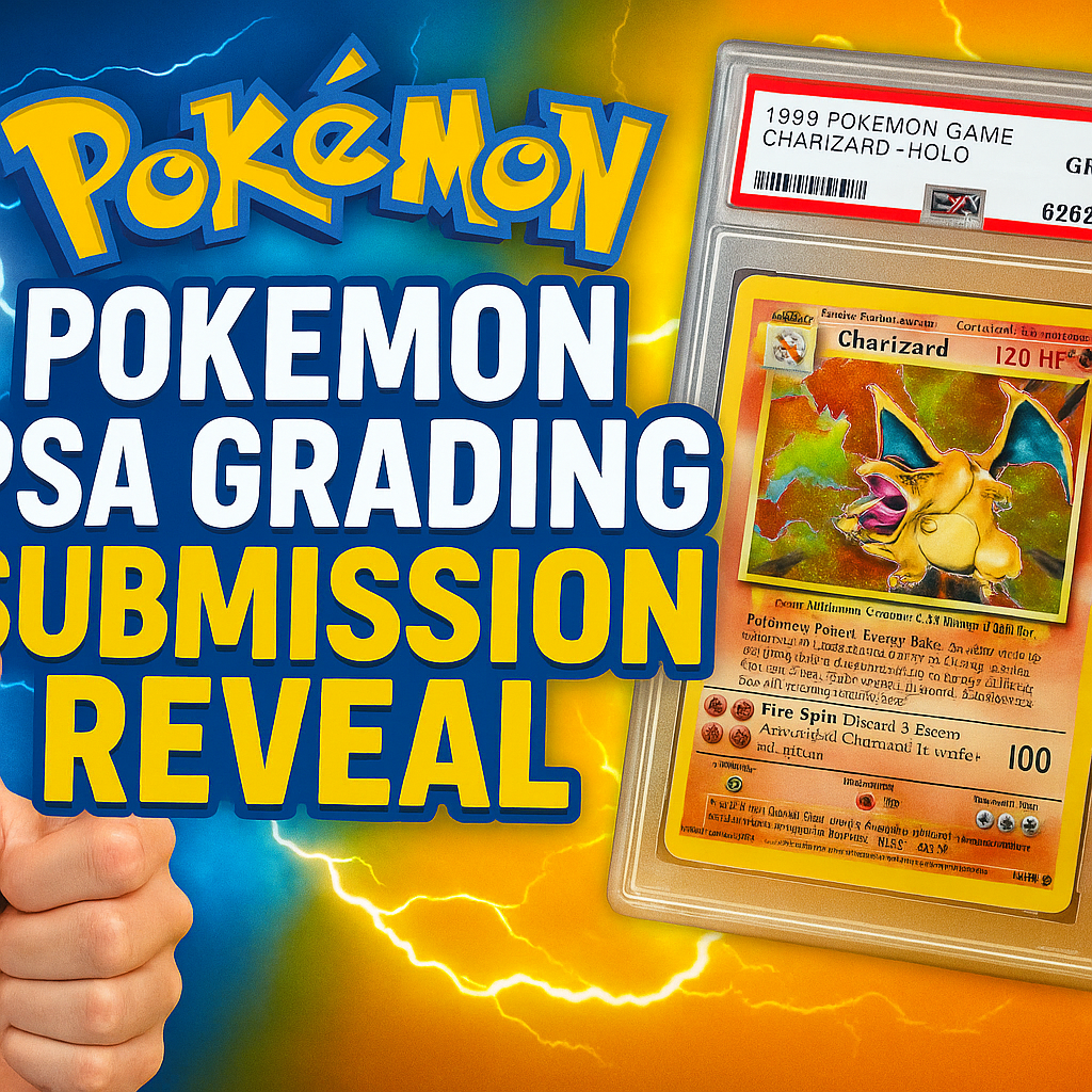 Load video: PSA Graded Card Submission Reveal from using the grading tool kit before sending them to PSA